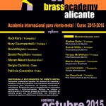 SMALL Poster Brass Academy Alicante 2015-2016