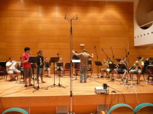 Primera grabacion del Ensemble A de la Brass Academy Alicante